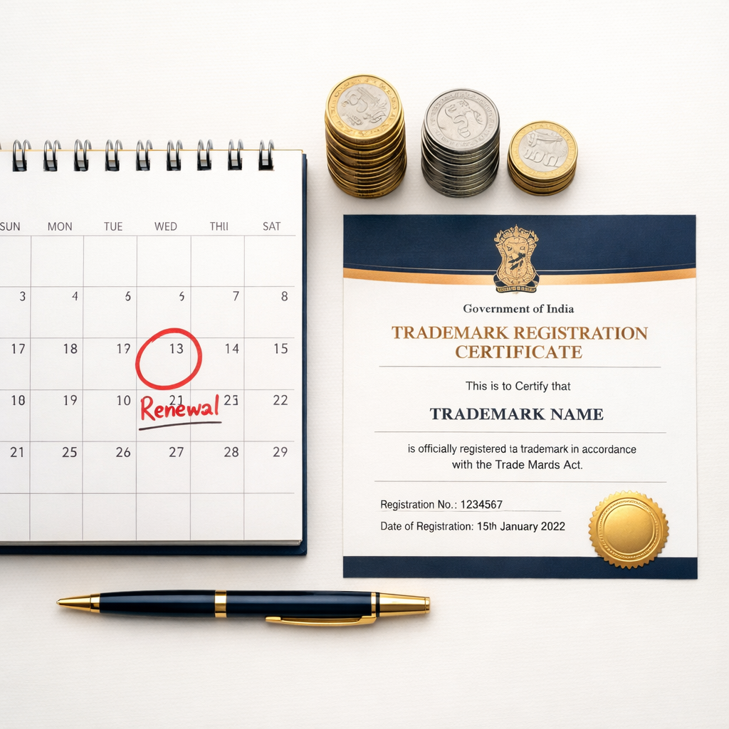Guide to trademark renewal fees and deadlines in India